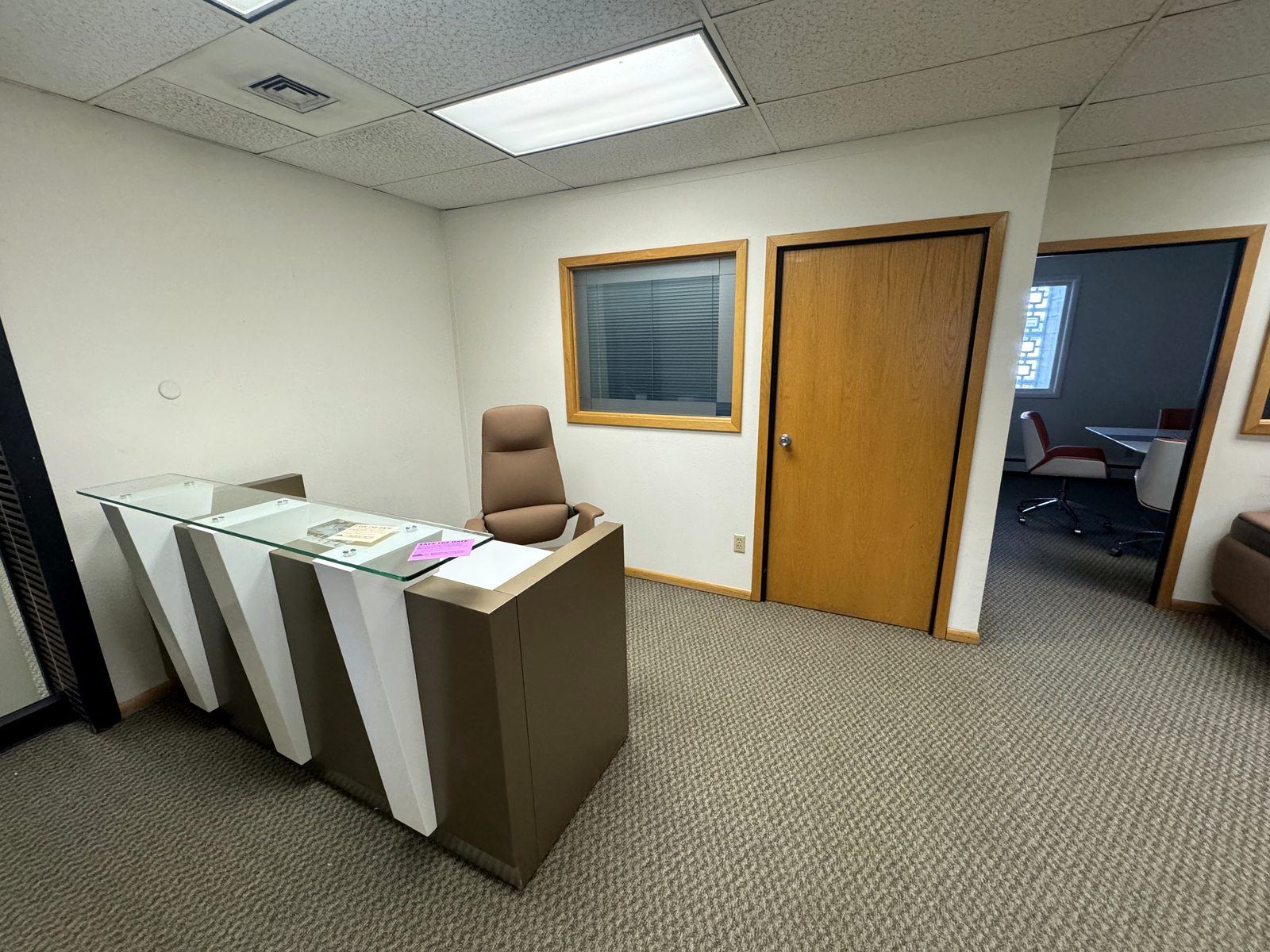 Reception inside 300 Barnette Street
