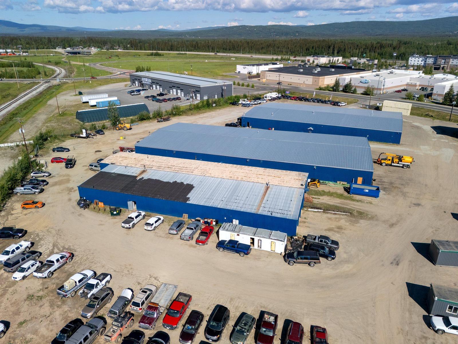 Aerial view of OFD, LLC property in Fairbanks