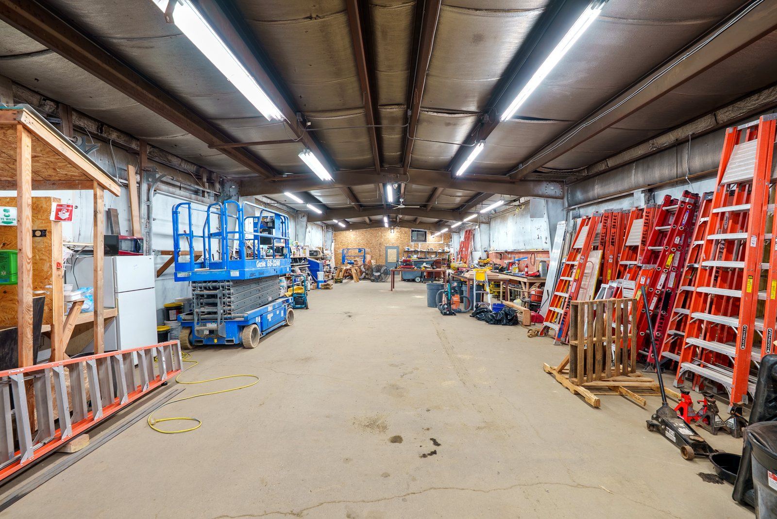 Warehouse bay interior at 399 Helmericks Avenue
